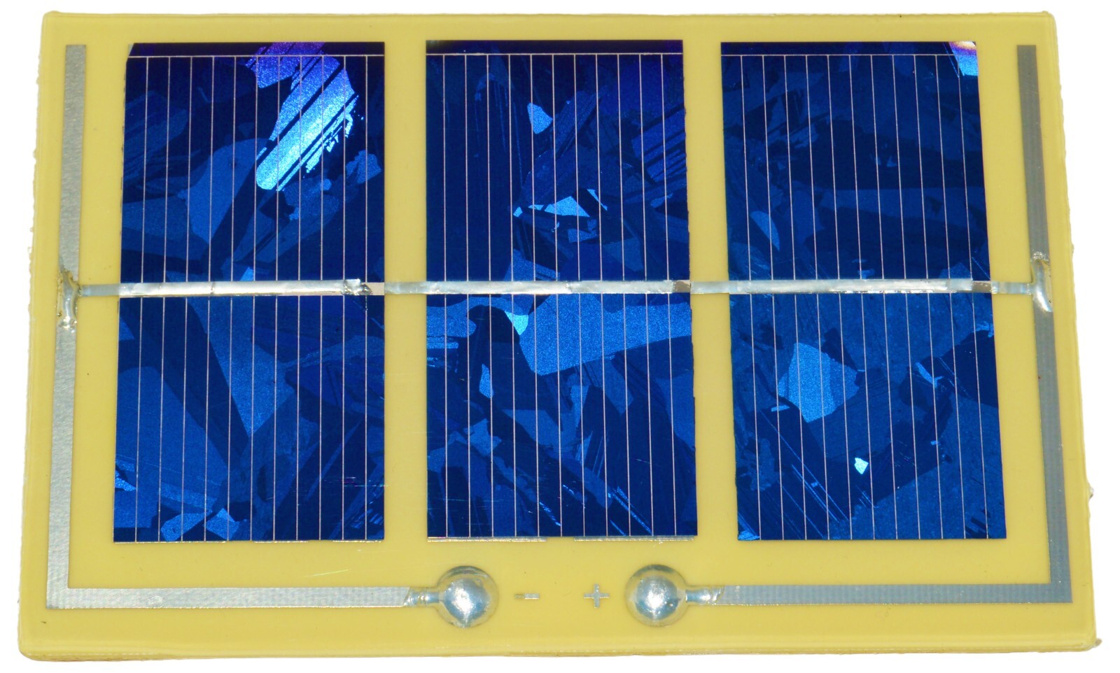 Solar Cell, Voltage 1.5V (Voc), Current 500mA Isc (Typ), Size 62x120mm