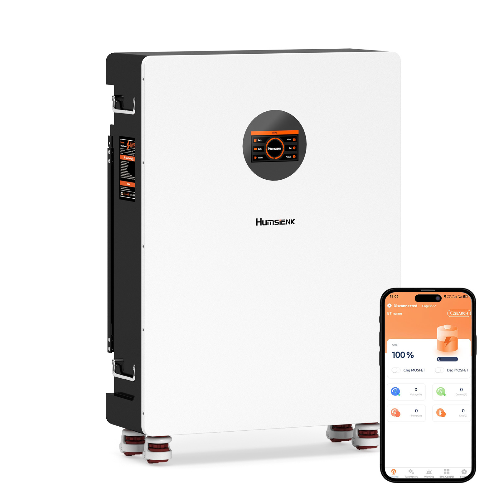 48V 314Ah LiFePO4 Battery Floor-standing UPS w/ Double-ended Quick-Connect Cable
