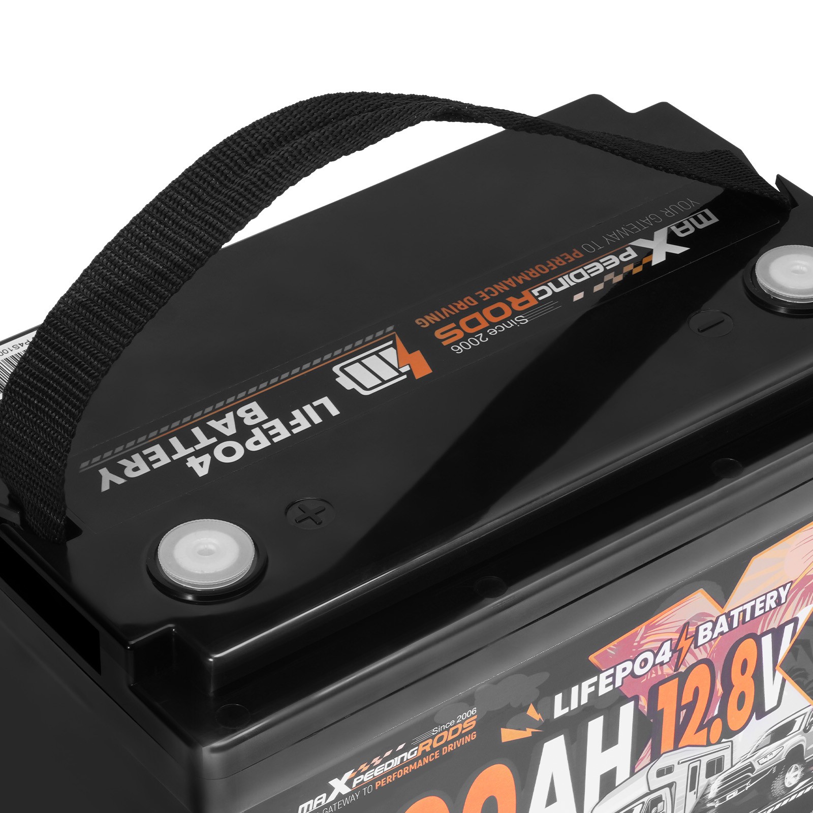 12V 100Ah Lithium LiFePO4 Battery for RV Boat Caravan,Marine Built-in BMS