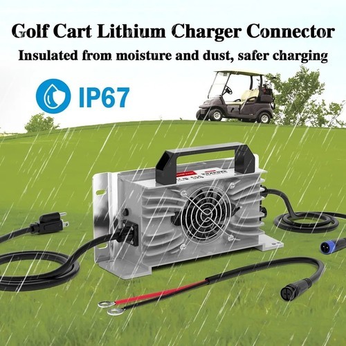 36V 100Ah Lithium Golf Cart Battery with 15A Charger Golf Cart Trolling Motor RV