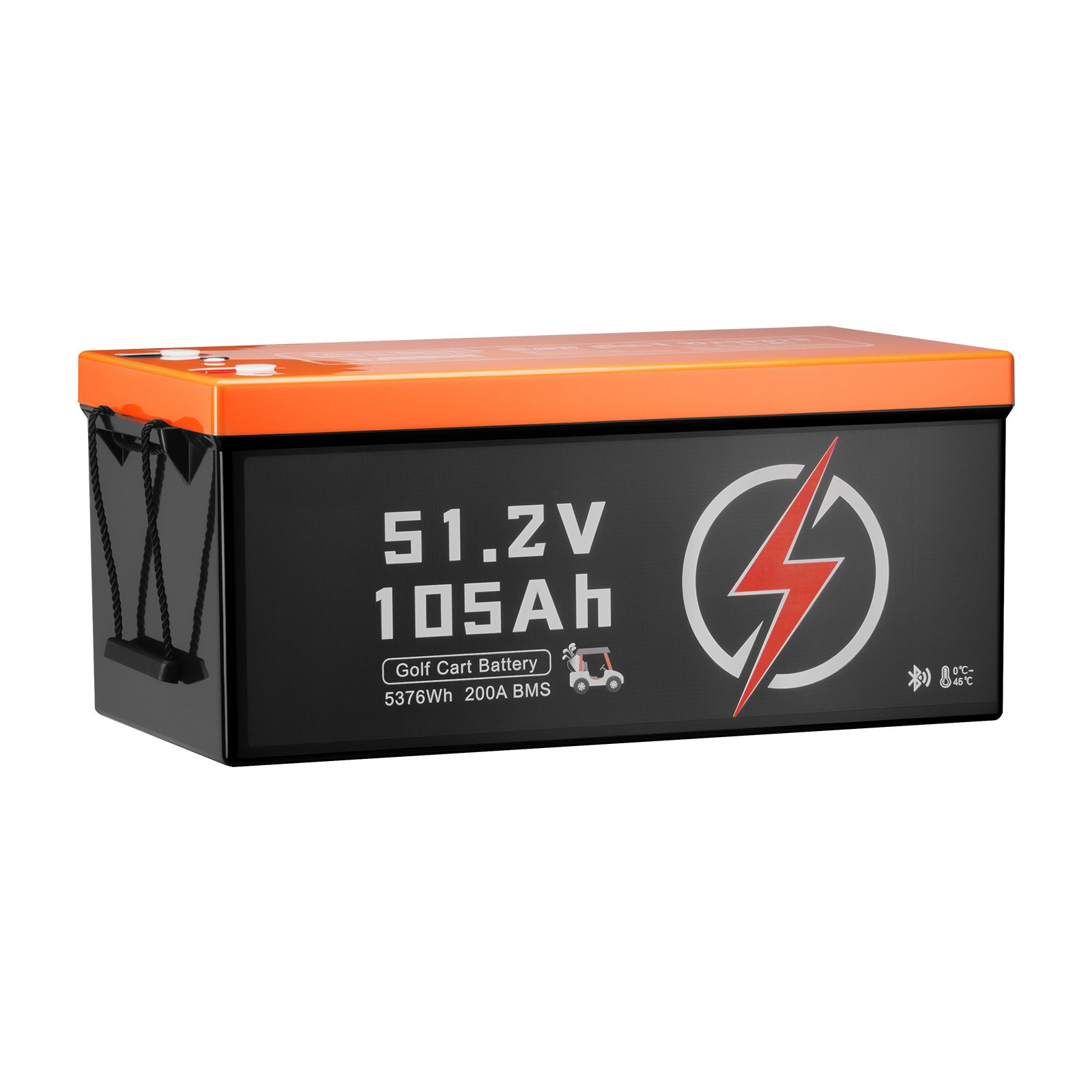Uimoso 36/48V 105Ah Lithium Battery for Golf Cart with 20A Charger & LCD Display