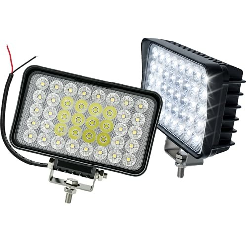 LED Tractor Truck Work Auxiliary Lights 10-30V 2Pcs 6Inch Heavy Combo Beam