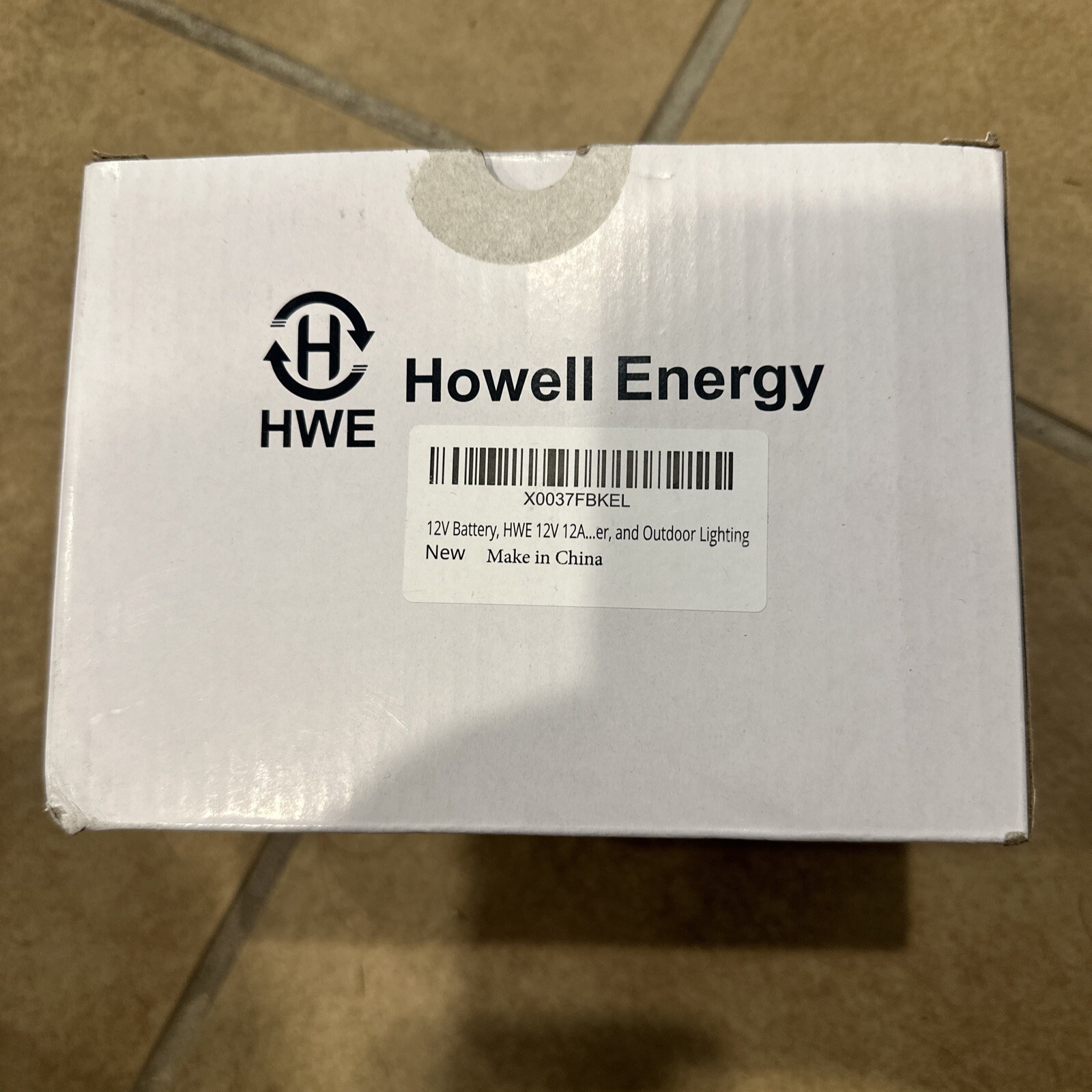 Howell Energy 12V 12Ah LiFePO4 Battery for Outdoor Camping/Home Energy Storage