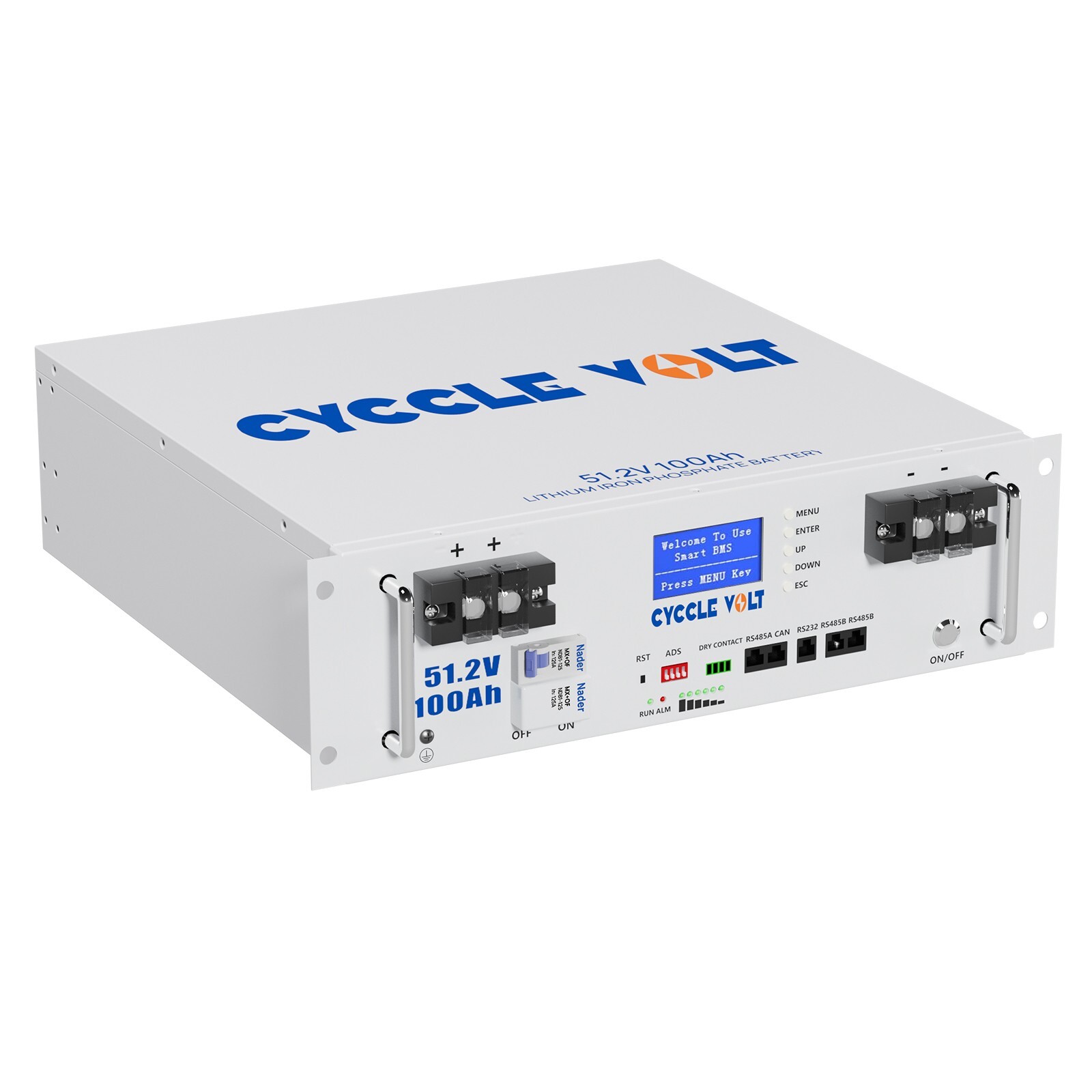 15kWh 51.2V 48V 300Ah LiFePO4 Lithium Solar Battery, Home Energy Backup Off Grid