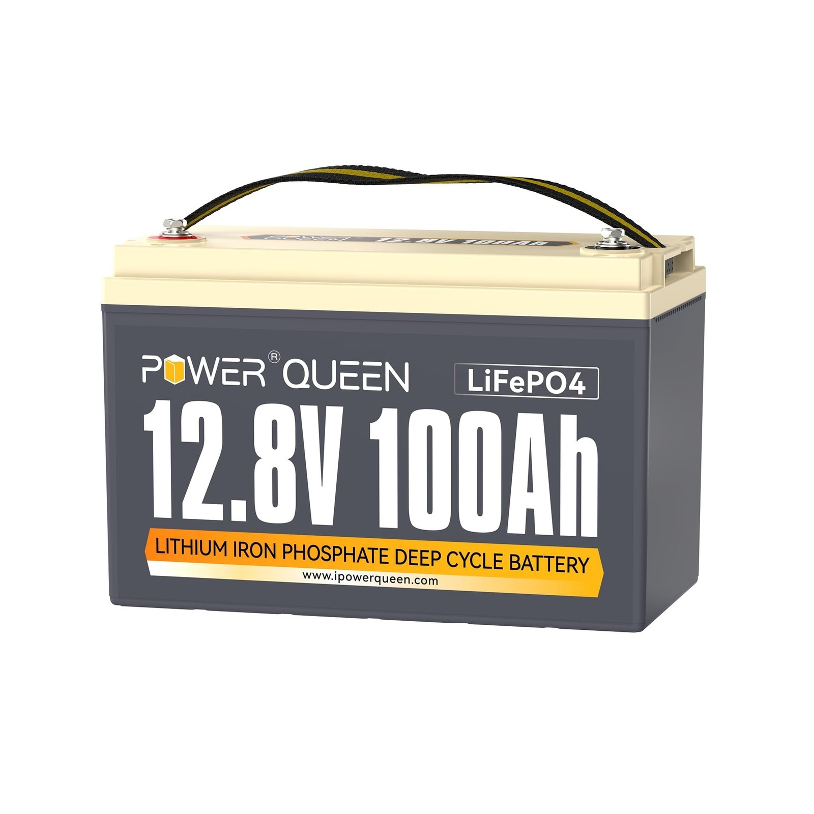 Power Queen LiFePO4 Battery 12V 100Ah, Group 31 Lithium Battery, with 1280Wh …