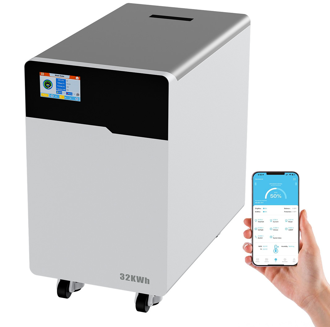 51.2KWh Battery LiFePO4 Li-ion Battery 51.2V 628Ah Home Energy Storage