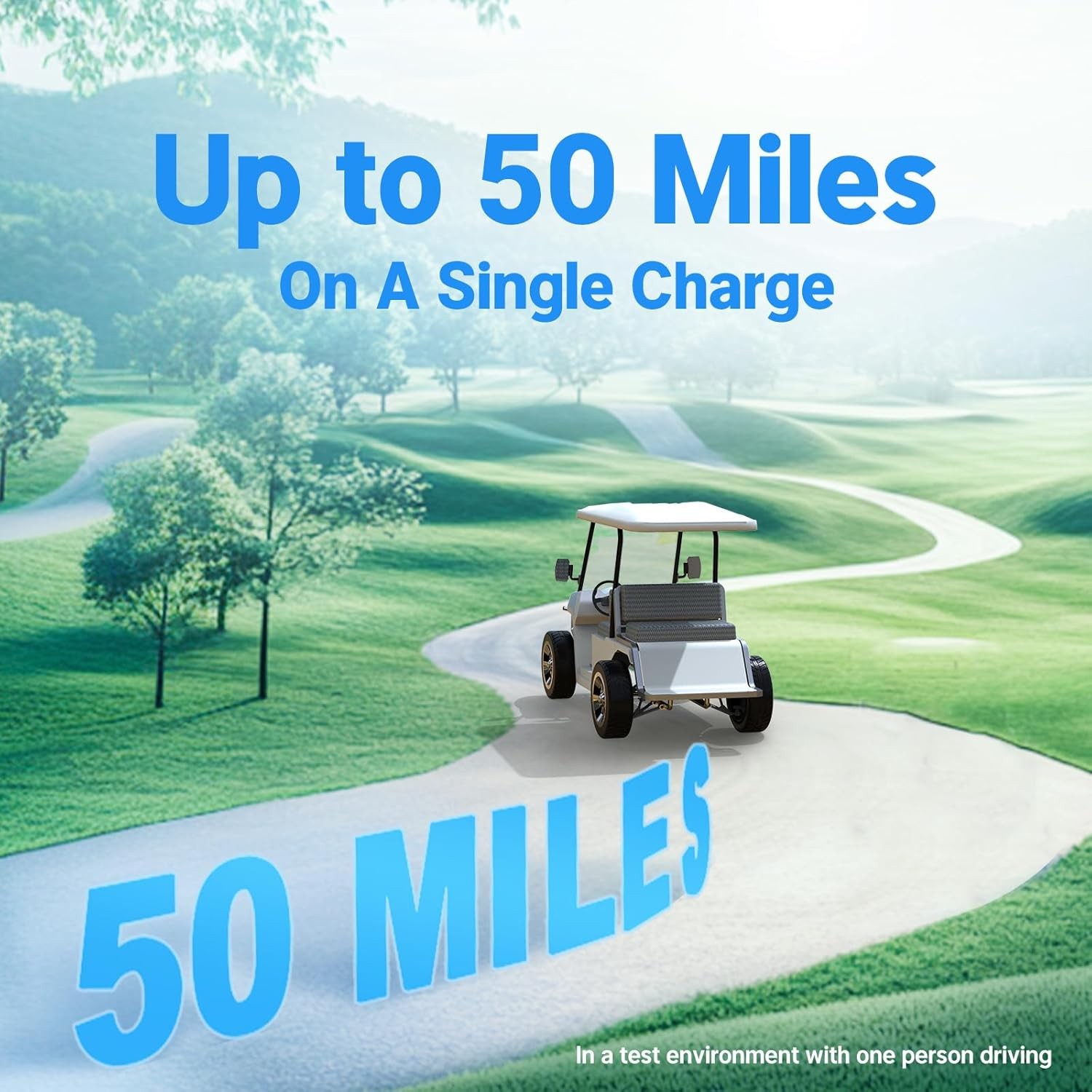 Redodo 48V 100Ah Golf Cart LiFePO4 Battery Bluetooth Low Temp with 200A BMS GOOD