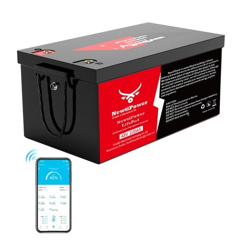 NewtiPower 48V 100Ah LiFePO4 Lithium Battery 200A BMS 10000+Cycles For Golf Cart