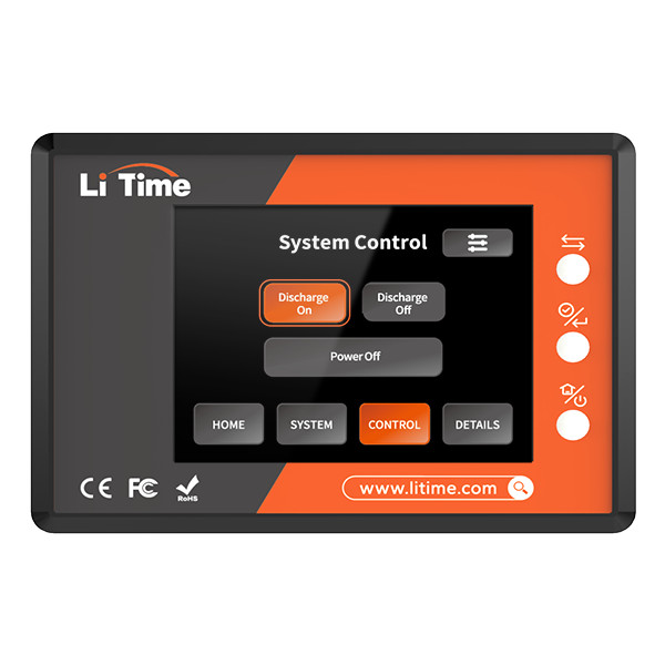 Refurbished LiTime RS485 Realtime Monitoring Display For LiFePO4 Lithium Battery