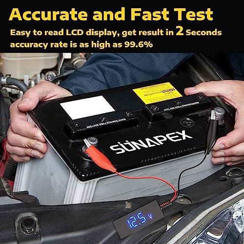 Digital Battery Voltage Tester – Battery Voltmeter with LCD Display and