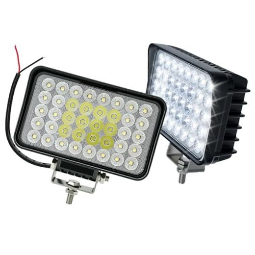 LED Tractor Truck Work Auxiliary Lights 10-30V 2Pcs 6Inch Heavy Combo Beam