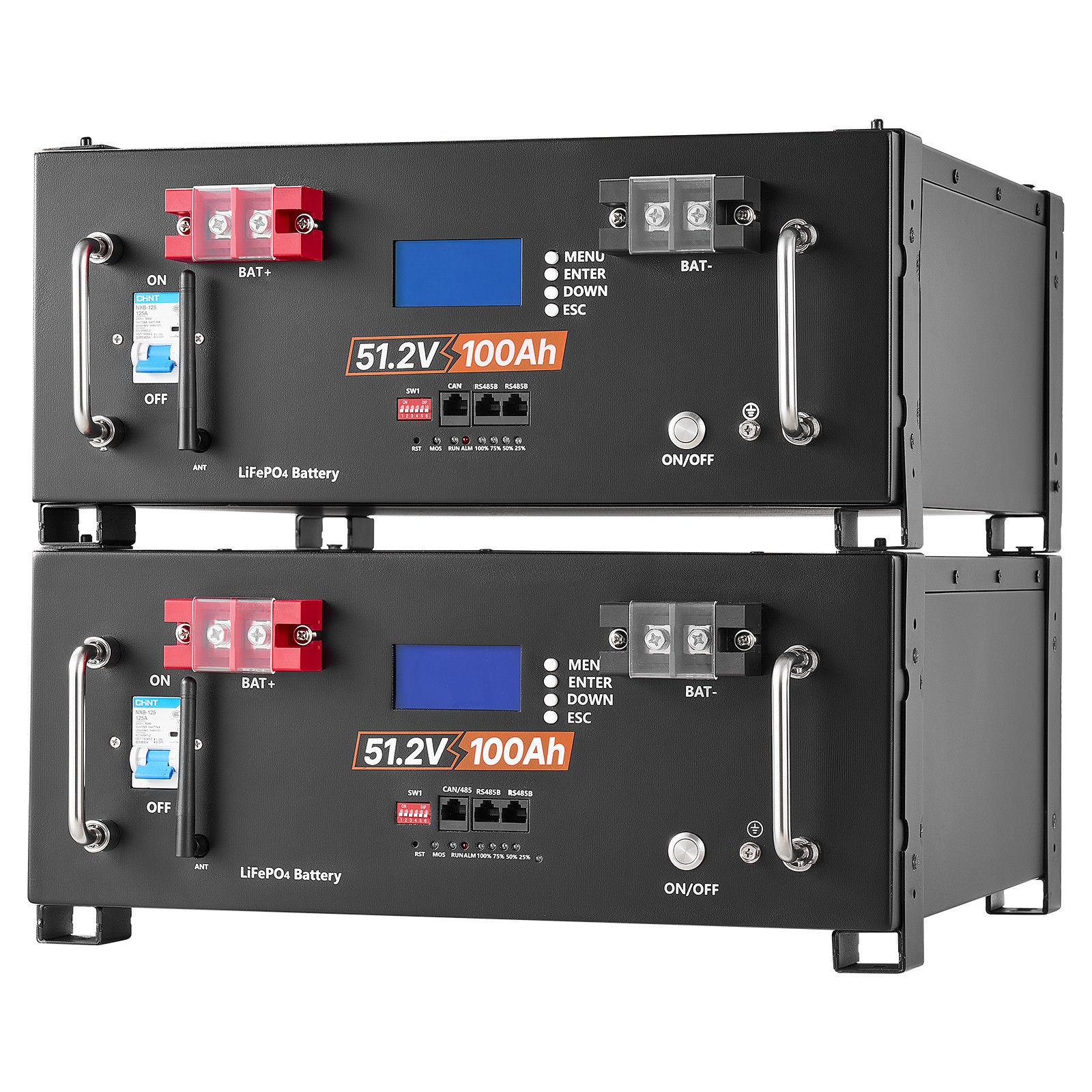 VEVOR Home Power Station Backup Power 5120Wh LiFePO4 Lithium AC 10000W Inverter