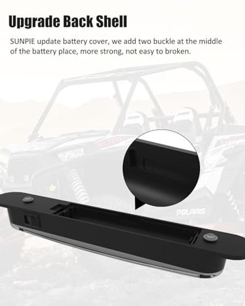 UTV Dome Light Universal SXS Wireless Interior Lights 2 Pieces White and Green