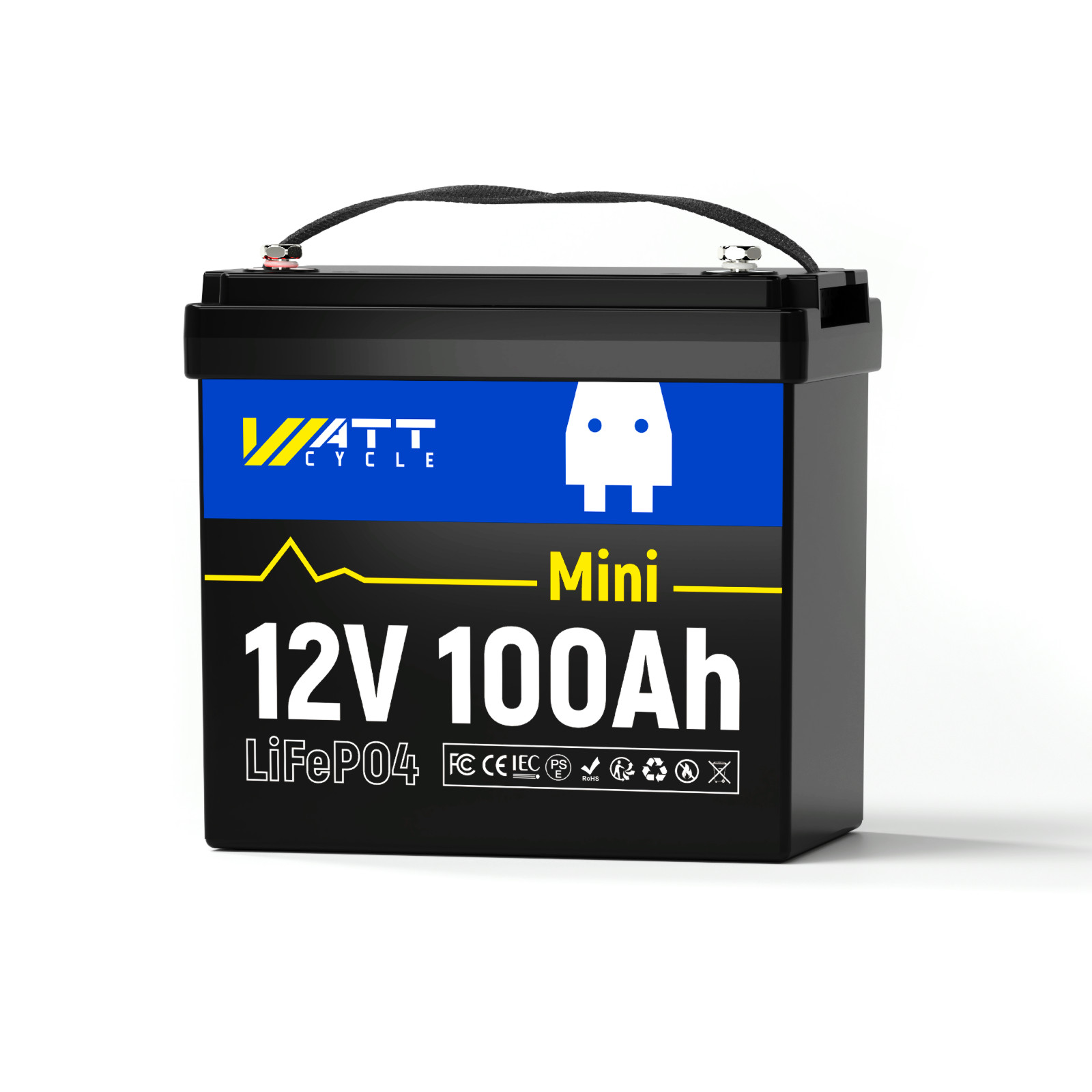 WattCycle 12V 100Ah 314Ah LiFePO4 Lithium Battery Deep Cycle for Marine Off-Grid