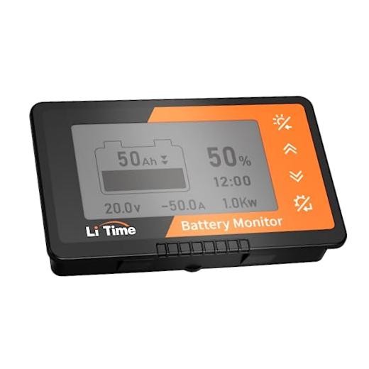 500A Battery Monitor with Shunt M10, 8V-120V Battery Monitor for RV