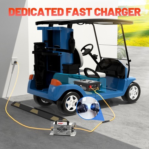 NewtiPower 36V 100Ah Golf Cart LiFePO4 Lithium Battery Metal Case with 200A BMS