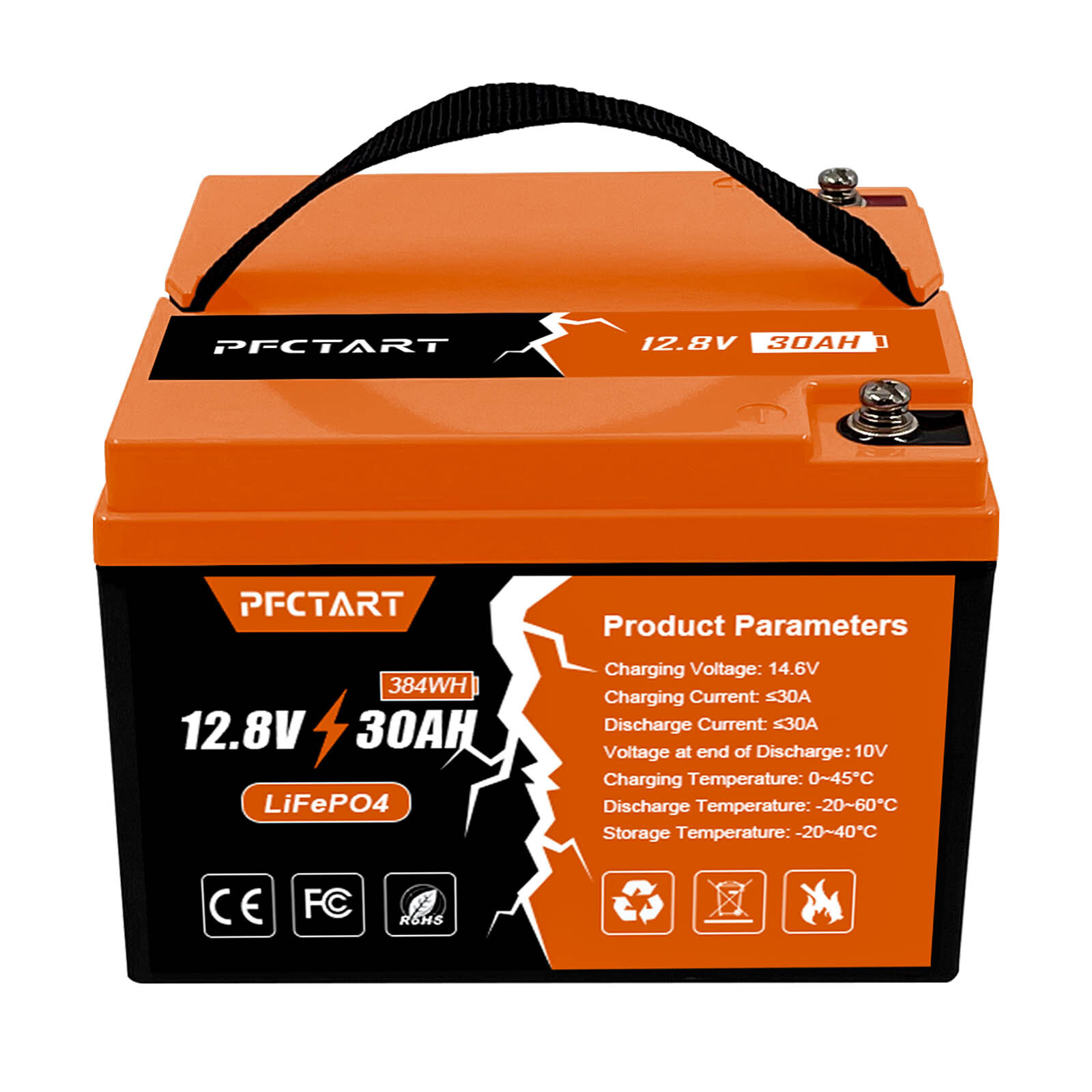 12V 30Ah 24Ah 20Ah 8Ah 7Ah LiFePO4 Battery BMS Perfect for Home Energy Storage