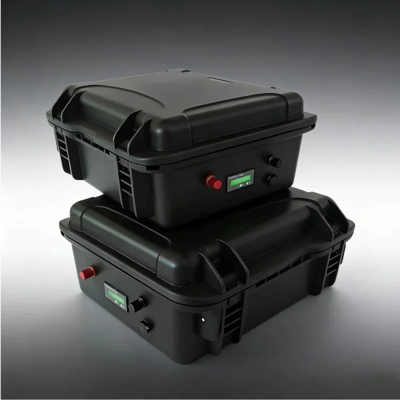 48V 50-300Ah Waterproof LiFePO4 Battery Deep Cycle for Boat Fishing Motor RV Sol