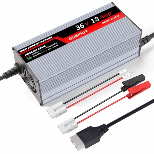 43.8V 18A LifePo4 Lithium Battery Charger Smart Golf Cart, RV & 36V Motor